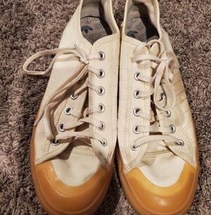 Cream and Tan Sneakers with Rubber NIZZA Adidas